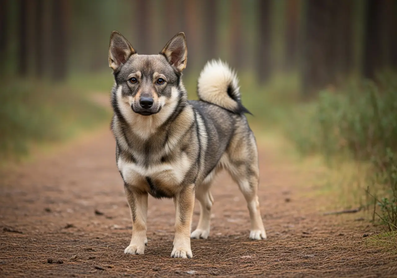 Foto eines Schwedischer Wallhund – KI-generiert (Imagen 4) für rundum.dog