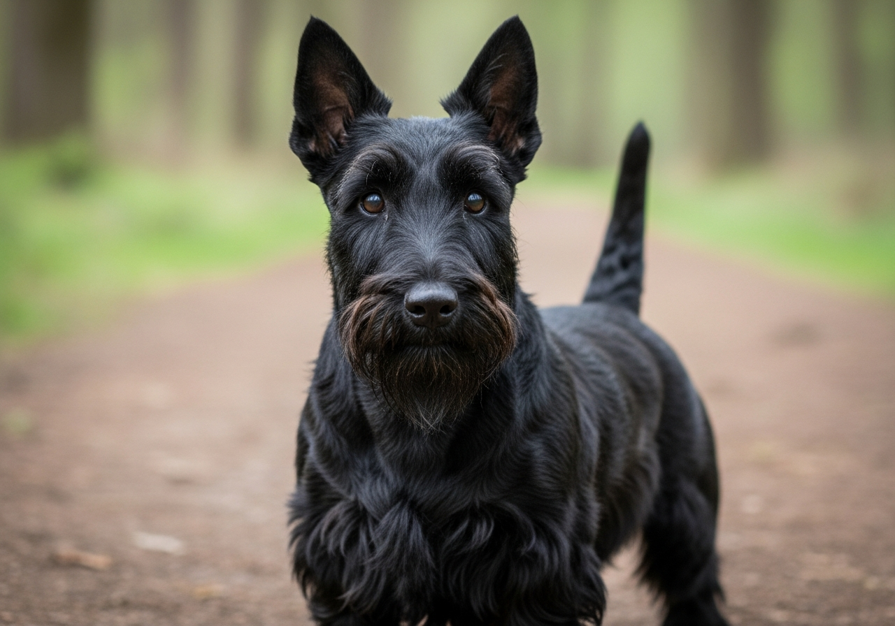 Foto eines Scottish Terrier – KI-generiert (Imagen 4) für rundum.dog
