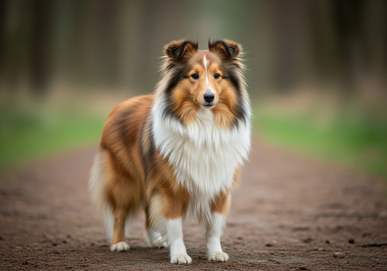 Foto eines Shetland Sheepdog (Sheltie) – KI-generiert (Imagen 4) für rundum.dog