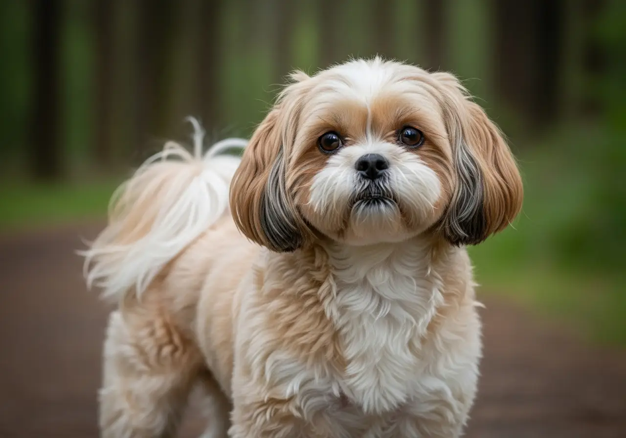Foto eines Shih Poo – KI-generiert (Imagen 4) für rundum.dog