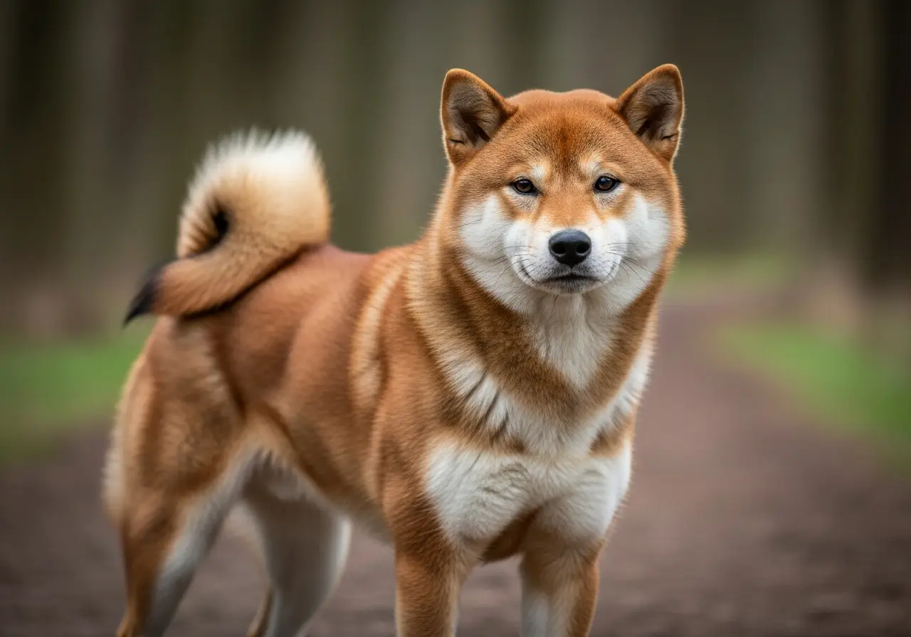 Foto eines Shikoku – KI-generiert (Imagen 4) für rundum.dog