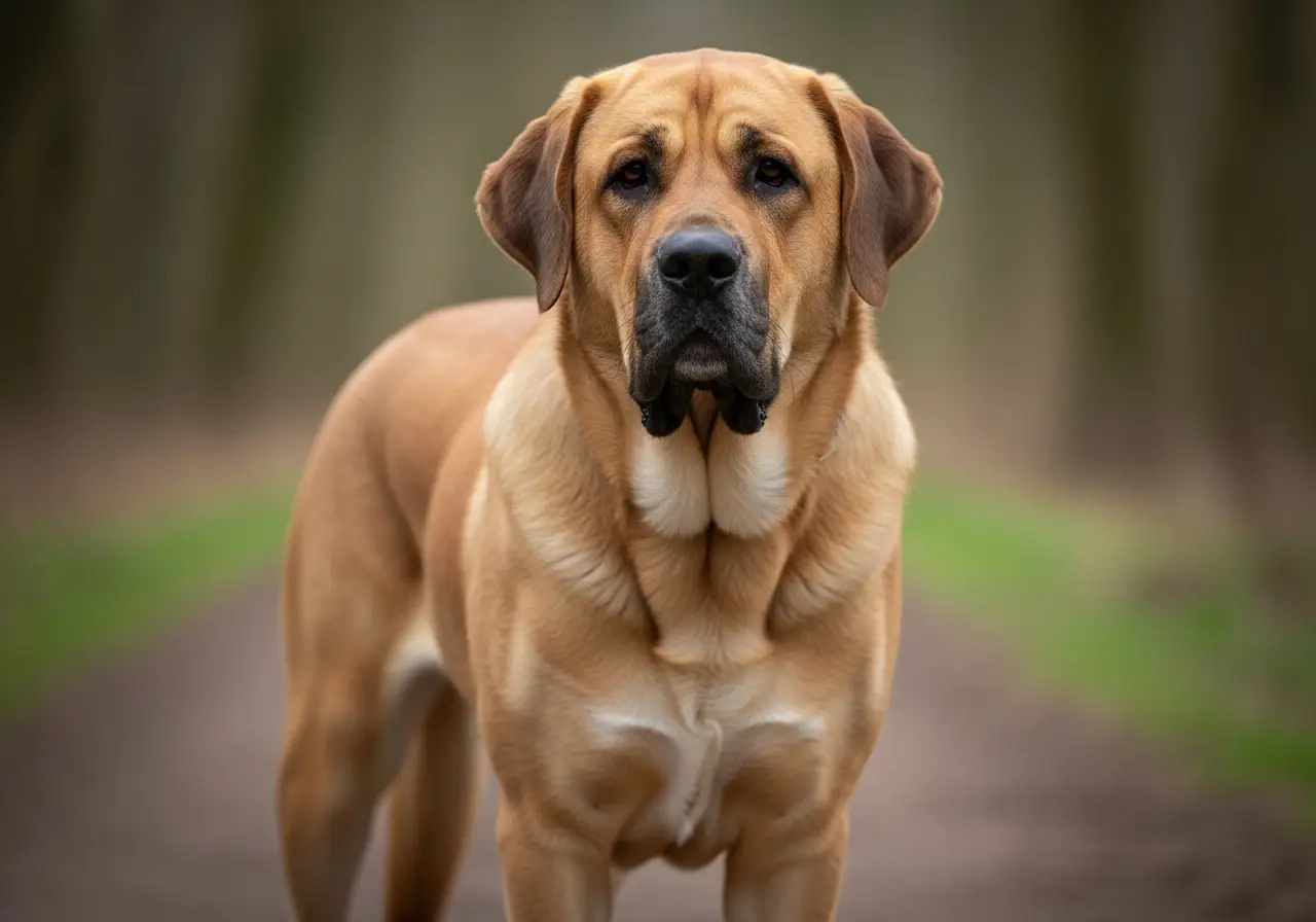 Foto eines Spanischer Mastiff – KI-generiert (Imagen 4) für rundum.dog
