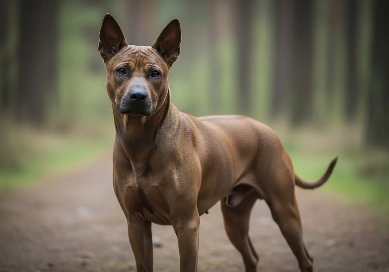 Foto eines Thai Ridgeback – KI-generiert (Imagen 4) für rundum.dog