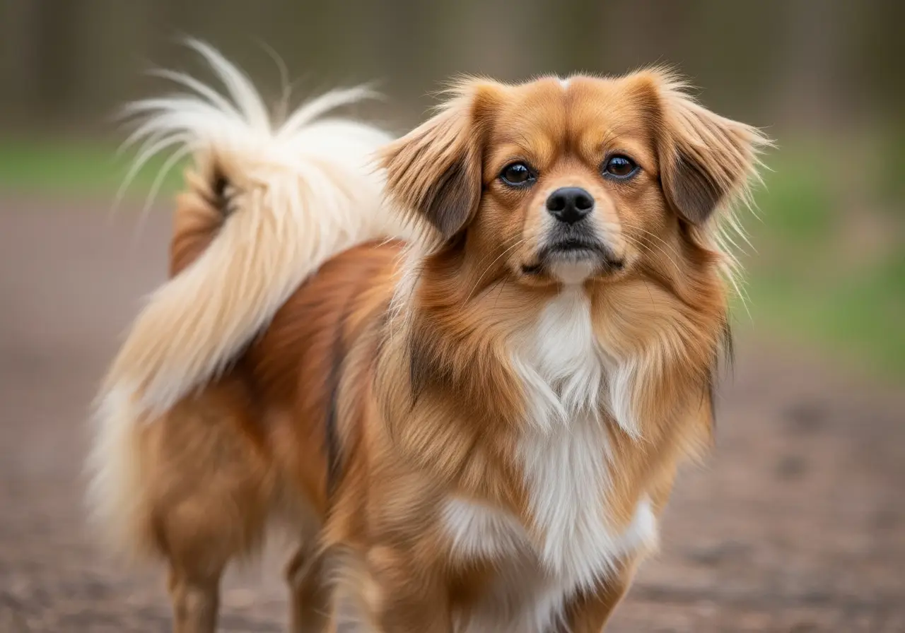 Foto eines Tibet Spaniel – KI-generiert (Imagen 4) für rundum.dog