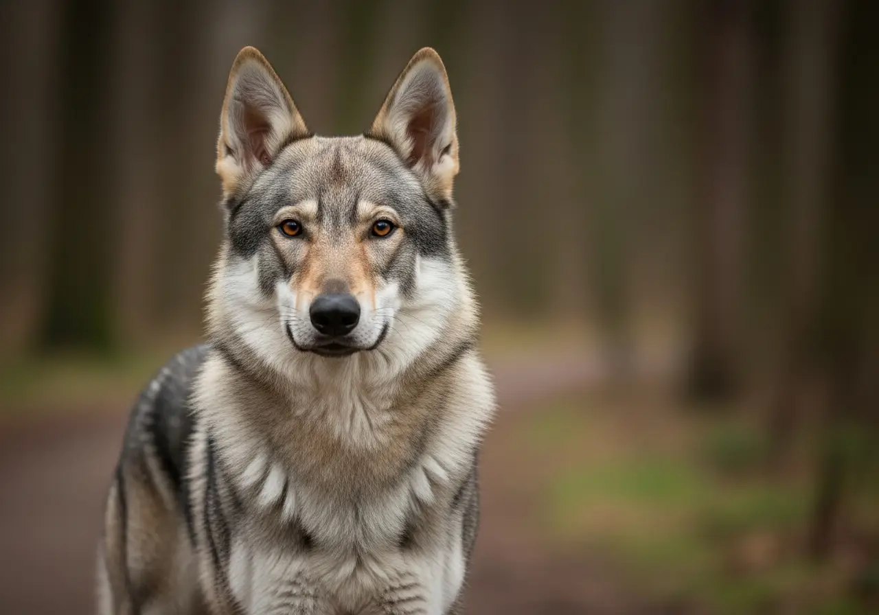 Foto eines Tschechoslowakischer Wolfshund – KI-generiert (Imagen 4) für rundum.dog