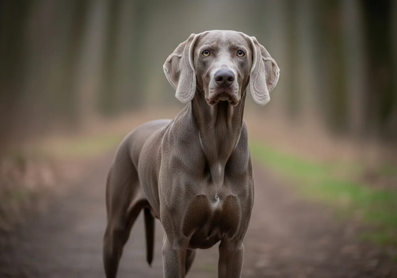 Foto eines Weimaraner – KI-generiert (Imagen 4) für rundum.dog