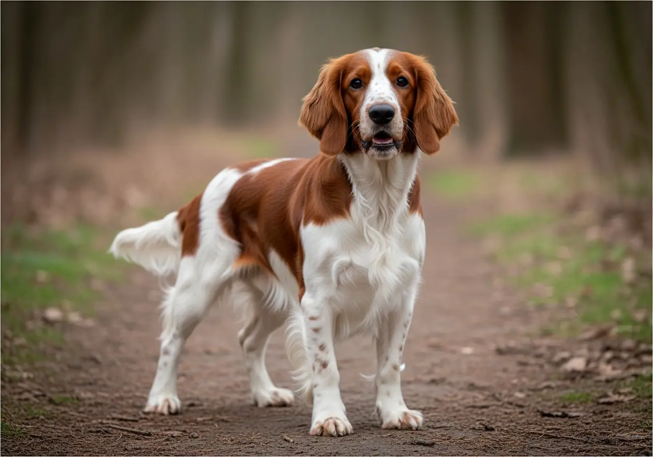 Foto eines Welsh Springer Spaniel – KI-generiert (Imagen 4) für rundum.dog