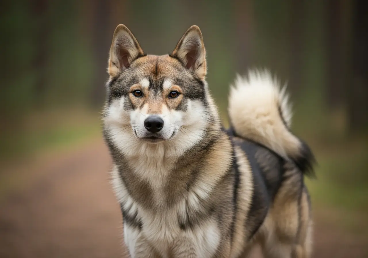 Foto eines Westsibirischer Laika – KI-generiert (Imagen 4) für rundum.dog