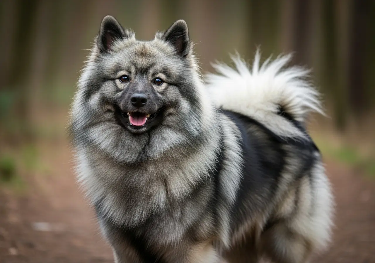 Foto eines Wolfsspitz – KI-generiert (Imagen 4) für rundum.dog