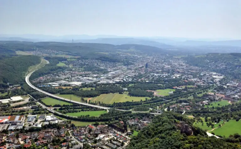 Blick auf Lörrach