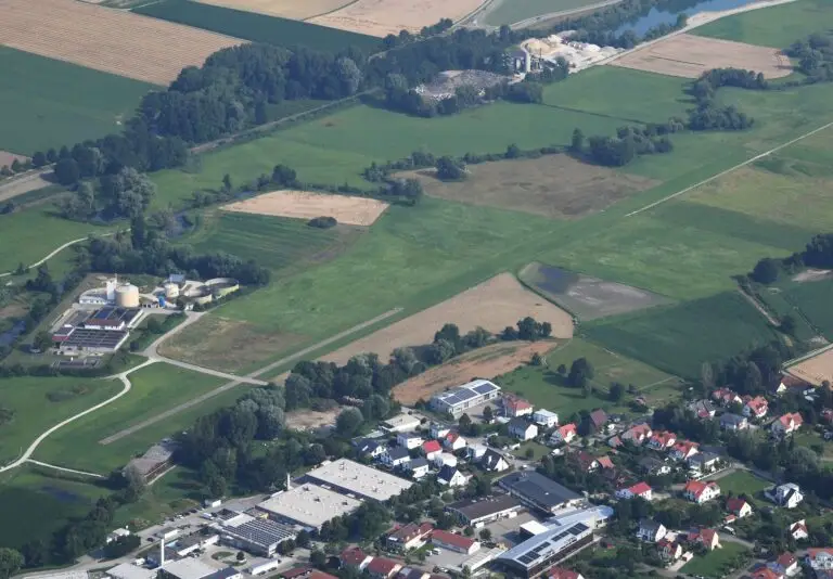 Blick auf Aichach