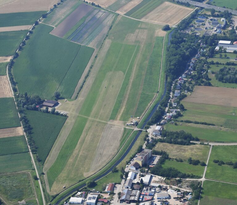 Blick auf Hockenheim