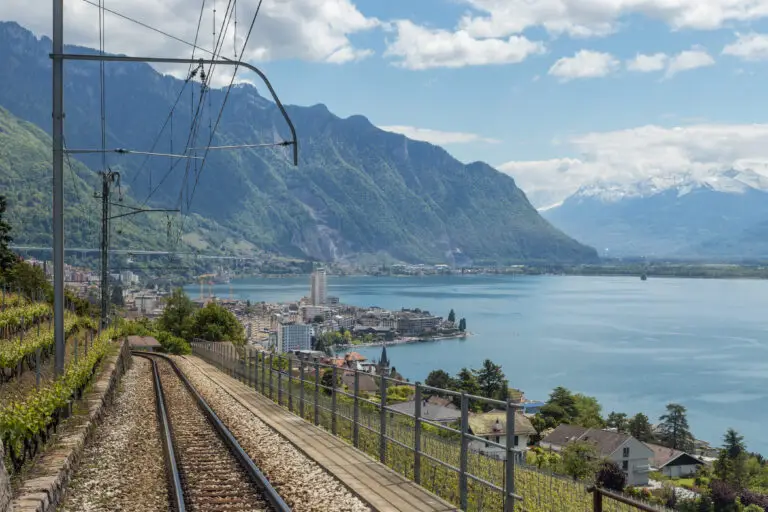 Blick auf Montreux