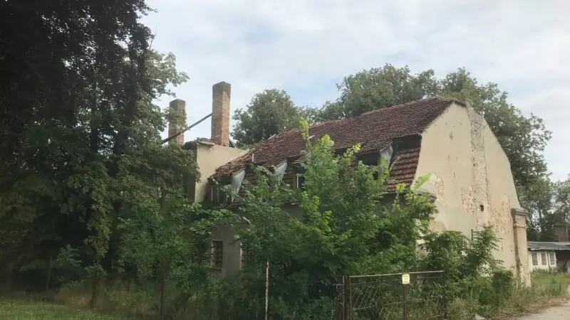 Glasowbach-Naturschutzgebiet / Rangsdorfer See (bei Dahlewitz) - Blankenfelde Mahlow Dahlewitz Gutshaus SC3BCdwestansicht
