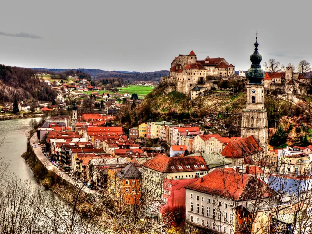 Salzachdurchbruch bei Duttendorf (nahe Burghausen)
