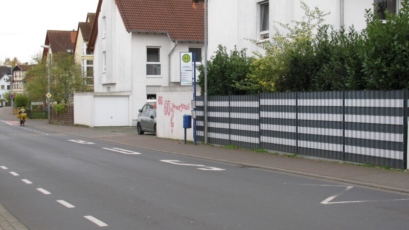 Kinzig-Stausee (Gelnhausen) - Bushaltestelle VogelsbergstraC39Fe2C 12C BruchkC3B6bel2C Main Kinzig Kreis