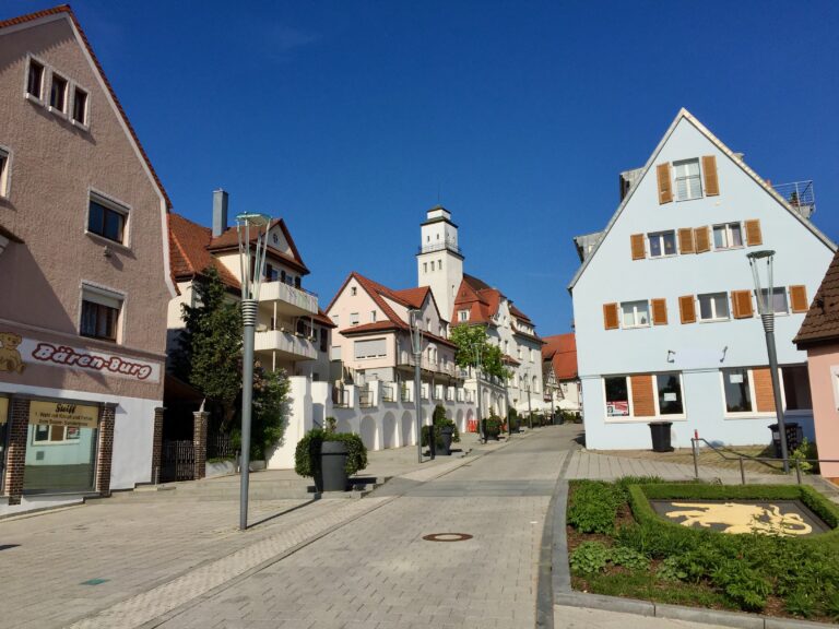 Blick auf Giengen an der Brenz