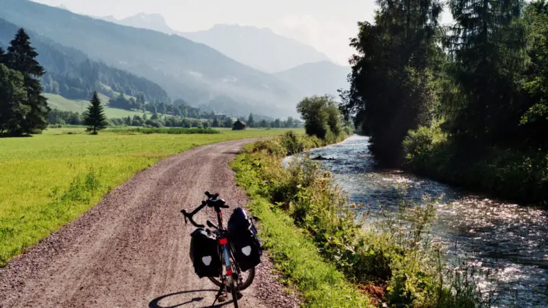 Ennsradweg / Ennsufer Radstadt - Ennsradweg bei Radstadt