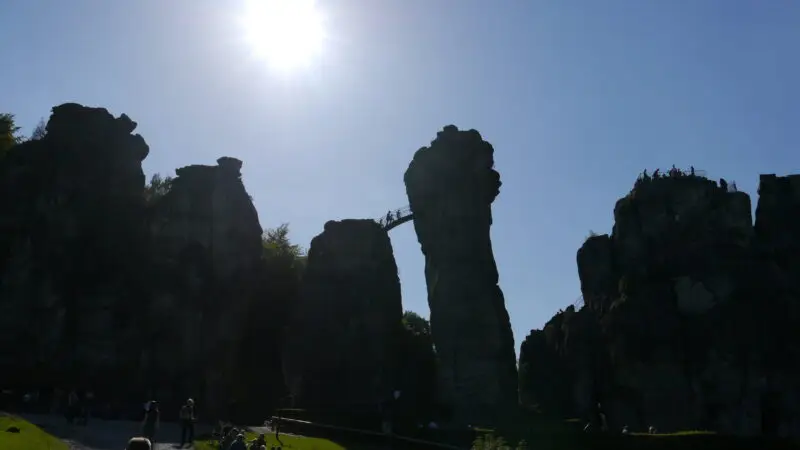 Externsteine bei Horn-Bad Meinberg - Externsteine2C Horn Bad Meinberg