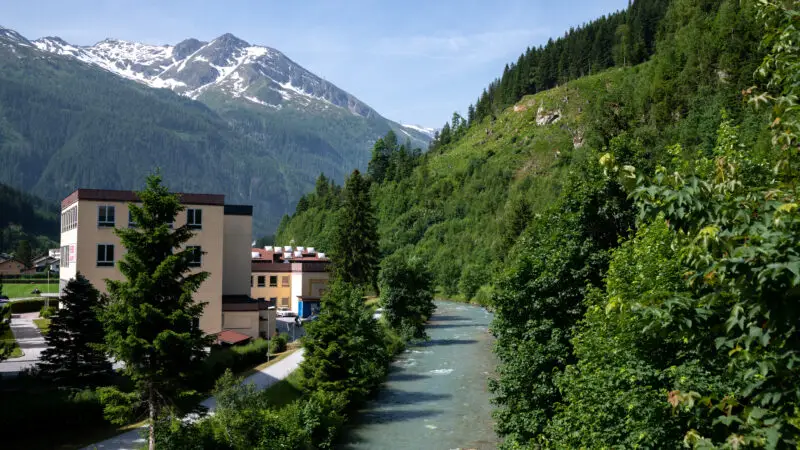 Kaiserin-Elisabeth-Promenade & Gasteiner Ache (Flussufer/Spazierweg) - Gasteiner Ache Bad Gastein