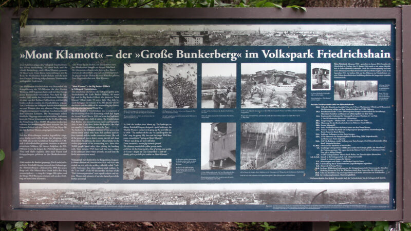 Volkspark Friedrichshain - Gedenktafel Volkspark Friedrichshain 28Frhai29 Mont Klamott
