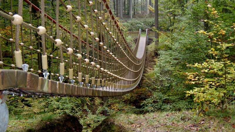 Erlebnispfad Binger Wald - HC3A4ngebrC3BCcke 28Erlebnispfad Binger Wald29 panoramio