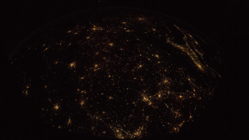 Tenderingssee Hünxe - ISS056 E 168285 View of Earth