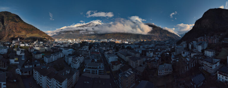 Blick auf Visp