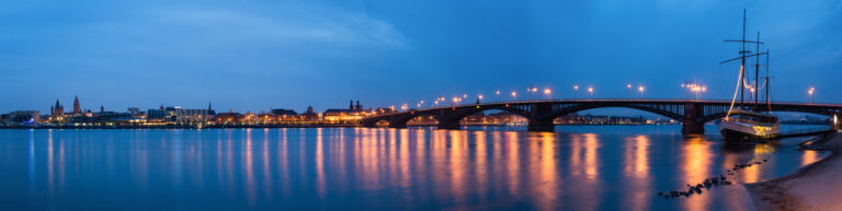 Blick auf Mainz