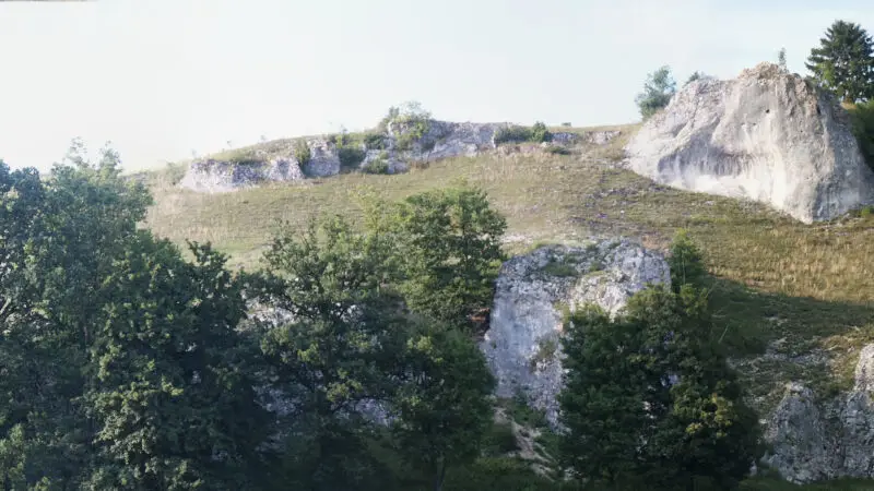Eselsburger Tal (Naturschutzgebiet, Wanderweg „Eselsburger Talgang") - Panorama95