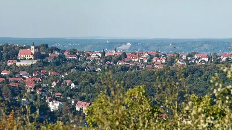 Windberg (Freital) - Pesterwitz 28Freital29 Ansicht vom Windberg aus 2801 229