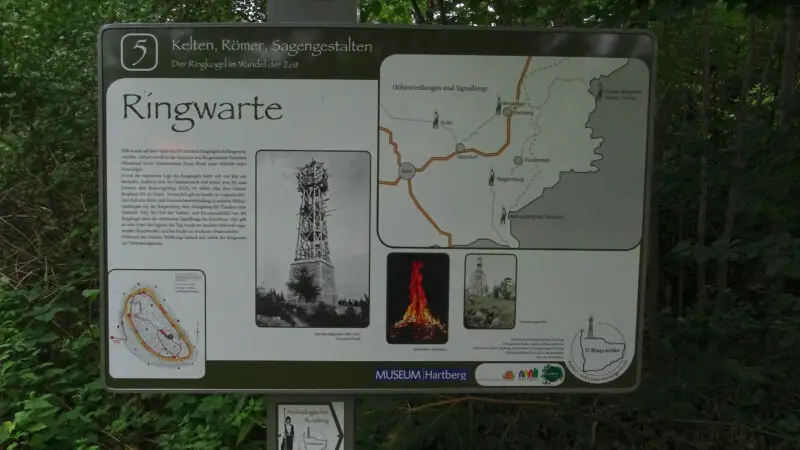 Ringkogel-Rundweg mit Ringwarte Hartberg - Ringwarte Hartberg Infotafel 01