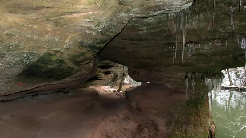 Schwarzachklamm (Schwarzachschlucht) - Schwarzachklamm im Winter