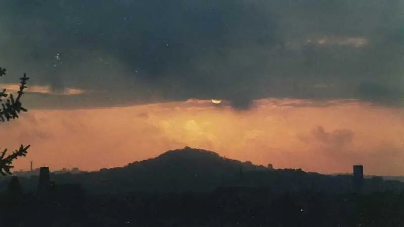 Lousberg - Sonnenuntergang C3BCberm Lousberg 1