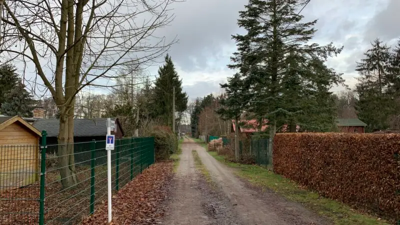 Bötzsee bei Strausberg - Strausberg Postbruch Nelkenweg Blick nach Norden