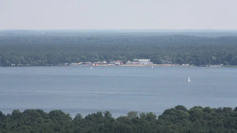 Müggelturm & Langer See (Köpenick) - Verfallener MC3BCggelturm und Panoramablick 20090712 017