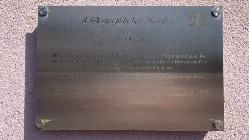 Werraufer / Werra bei Meiningen - Walldorf 28Werra292C Tanzberg 112C Schild