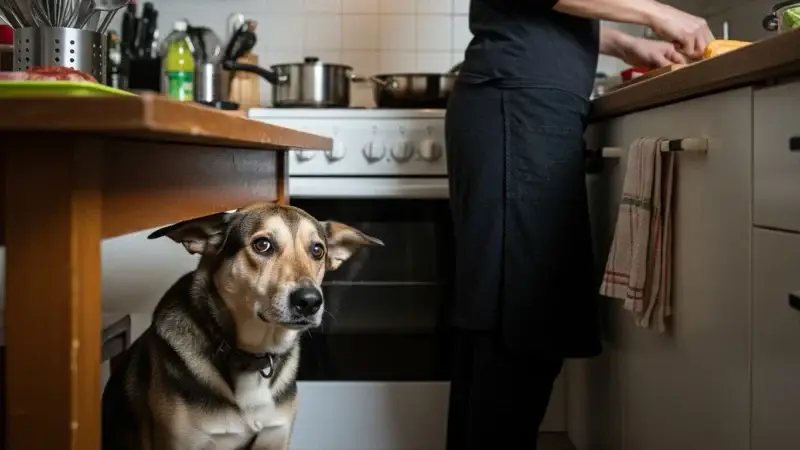 5 Tipps gegen Betteln in der Küche und warum es für dich und deinen Hund gefährlich sein kann