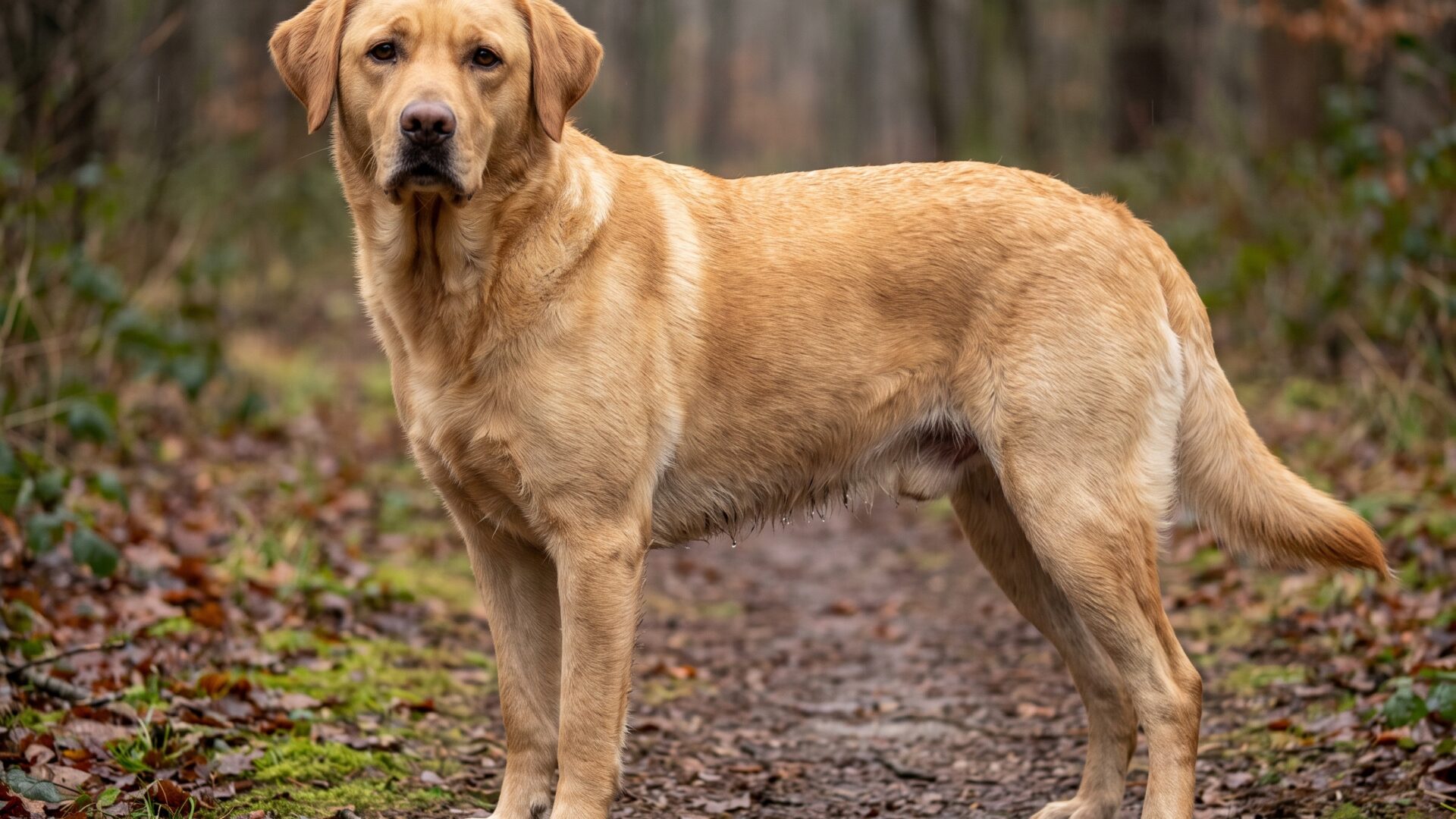 Foto eines Goldadors, KI-generiert (Nano Banana Pro) für rundum.dog