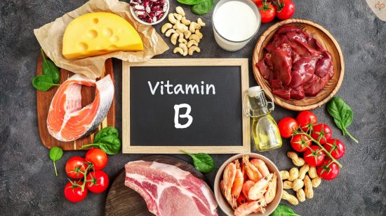 Vitamin B mit verschiedenen Beispielen