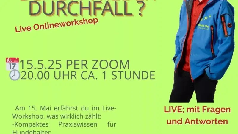 Was ist los, dein Hund hat schon wieder Durchfall ?